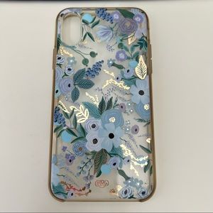 Rifle Paper Co iPhone X/XS Garden Party Blue case